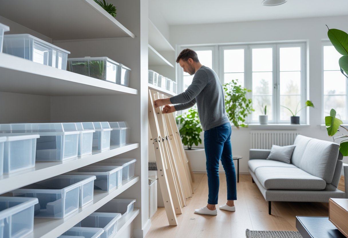 Opbevaring og moebeltilpasning Saadan optimerer du dit hjem med plastikkasser og moebelben